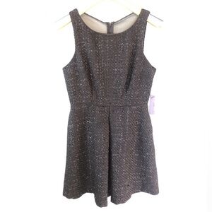 Jennifer Lopez Black Pleated Sleeveless Cocktail Party Dress NWT Size 10